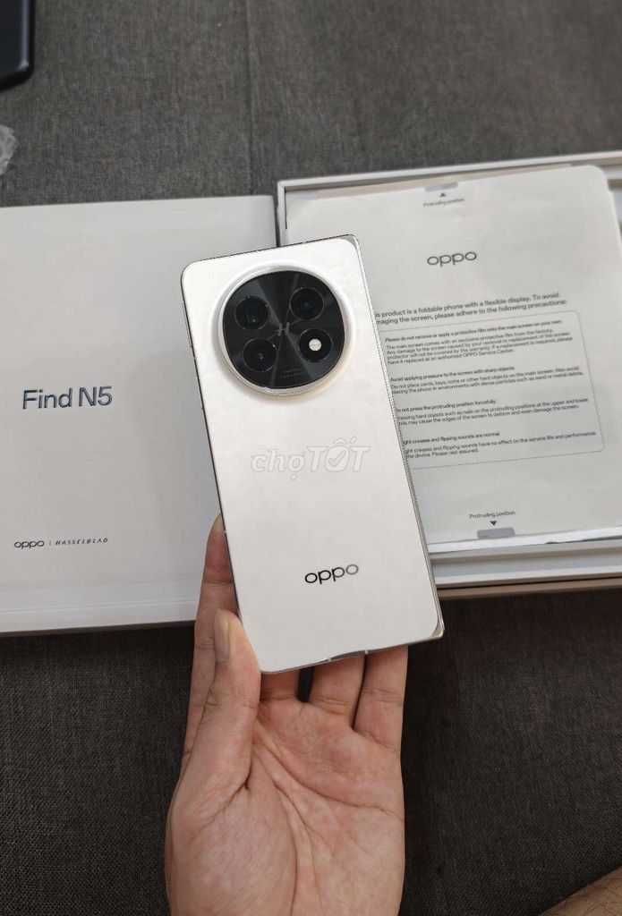 Oppo Find N5 16/512 Fullbox Chính Hãng VN, Pin 100. Mua bán Điện thoại tại Quận Tân Bình Tp Hồ Chí Minh được đăng bởi Kiên Android Shop hình 1