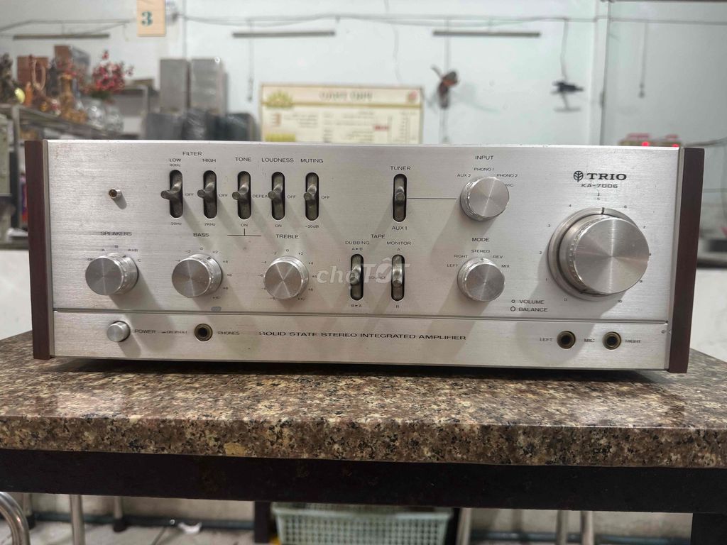 Amply TRiO KA-7006 cs-120w chạy 4 sò sắt NEC chữđỏ. Mua bán Tivi, Âm thanh tại Quận 12 Tp Hồ Chí Minh được đăng bởi Thao Đặng hình 1