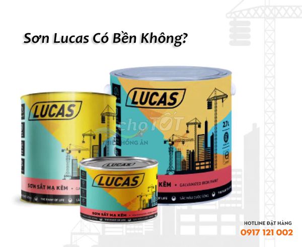 Sơn sắt mạ kẽm 1K Lucas có ưu điểm gì?