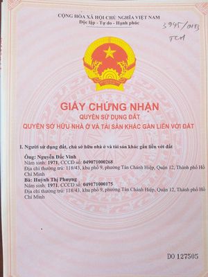 NGỘP GIẢM SÂU hẻm thông đường  Huỳnh Thị Hai, TCH Q12