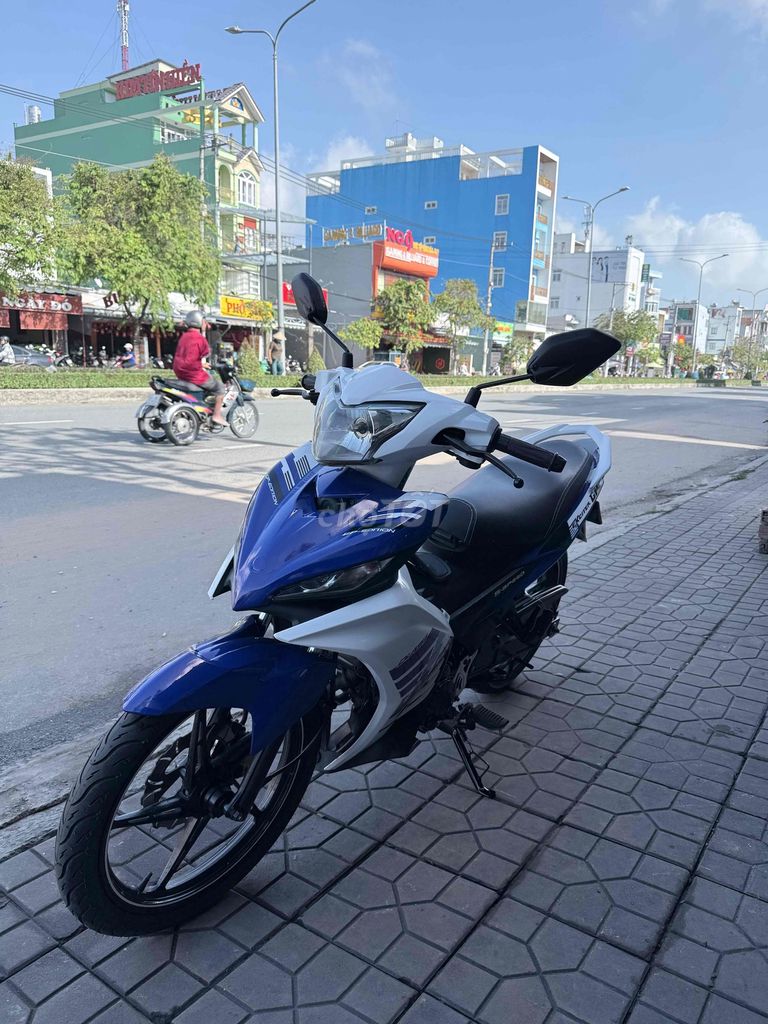 Yamaha Exciter 135 2014 Trắng Xanh. Mua bán Xe máy tại Quận Ninh Kiều Cần Thơ được đăng bởi Cửa hàng Hoà Hiệp II  hình 1
