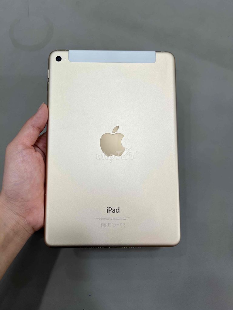 Apple iPad Mini 4 32GB 4G gold. Mua bán Máy tính bảng tại Quận Gò Vấp Tp Hồ Chí Minh được đăng bởi Quang Minh Mobile  hình 1