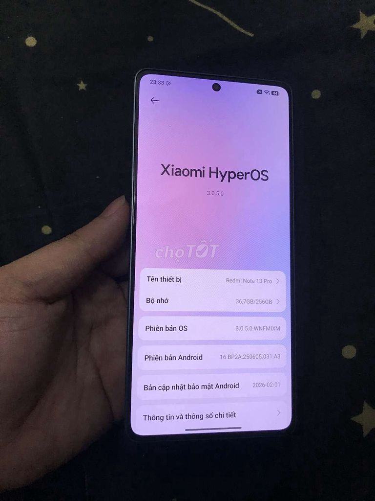 Redmi Note 13 Pro 8/256 bán or gl giao lưu. Mua bán Điện thoại tại Quận Tân Bình Tp Hồ Chí Minh được đăng bởi ace hình 1