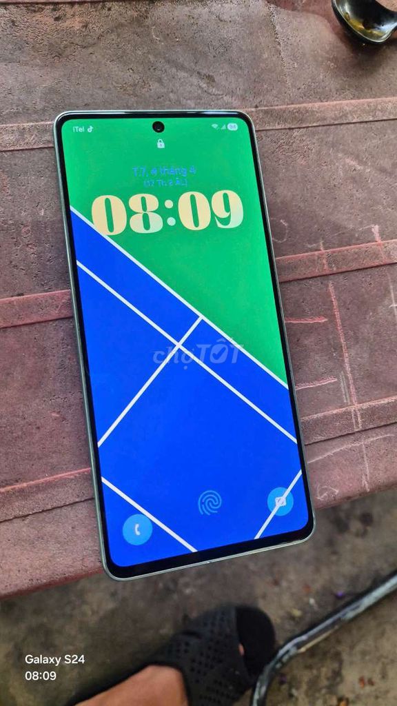 Samsung Galaxy A73 5G 128GB Xanh 98%. Mua bán Điện thoại tại Thị xã Bến Cát Bình Dương được đăng bởi Quang Minh hình 1