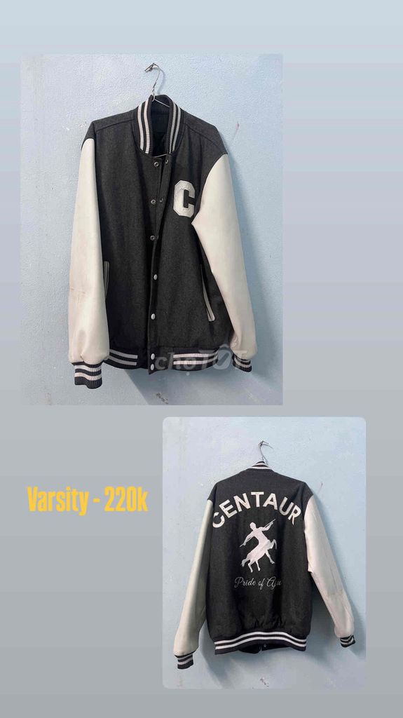 Áo khoác Varsity Unisex Vải 2hand. Mua bán Quần áo tại Quận Liên Chiểu Đà Nẵng được đăng bởi Phi Nguyen hình 1