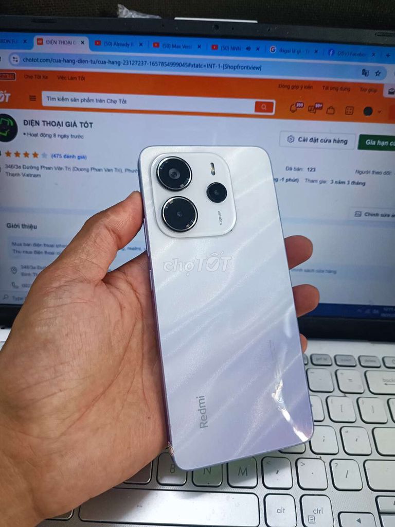 REDMI NOTE 14 6GB.128GB HELIO G99 ULTRA KO VÂN TAY. Mua bán Điện thoại tại Quận Bình Thạnh Tp Hồ Chí Minh được đăng bởi Dân Mobile hình 1