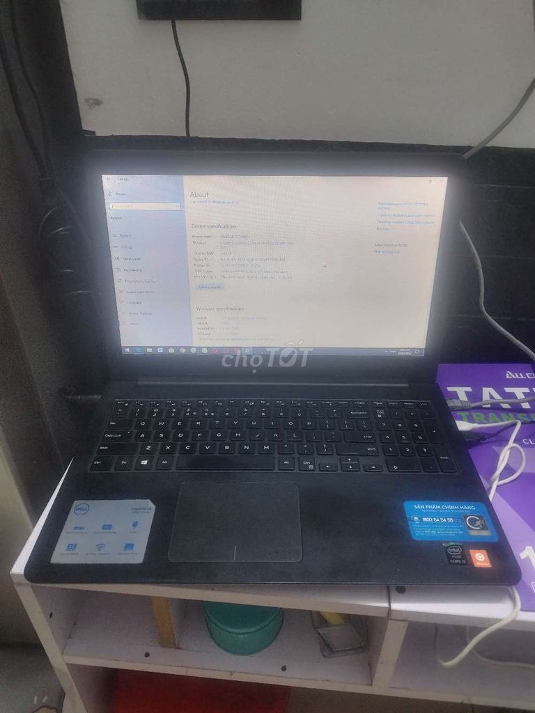 Dell ínspiron15 8GB Lỗi pin. Mua bán Laptop tại Quận 3 Tp Hồ Chí Minh được đăng bởi Tung Tattoo hình 1