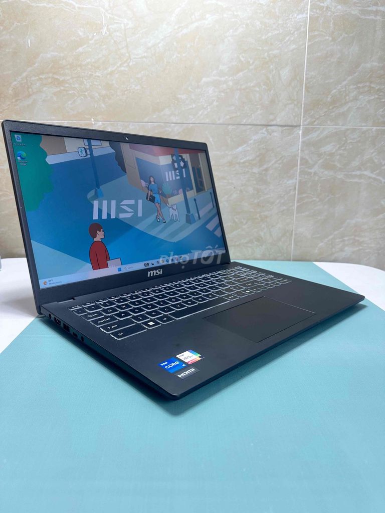 MSI MODERN 15 B12MO i5-1235U 16GB/512GB BH 2027. Mua bán Laptop tại Quận 12 Tp Hồ Chí Minh được đăng bởi Mr T hình 1