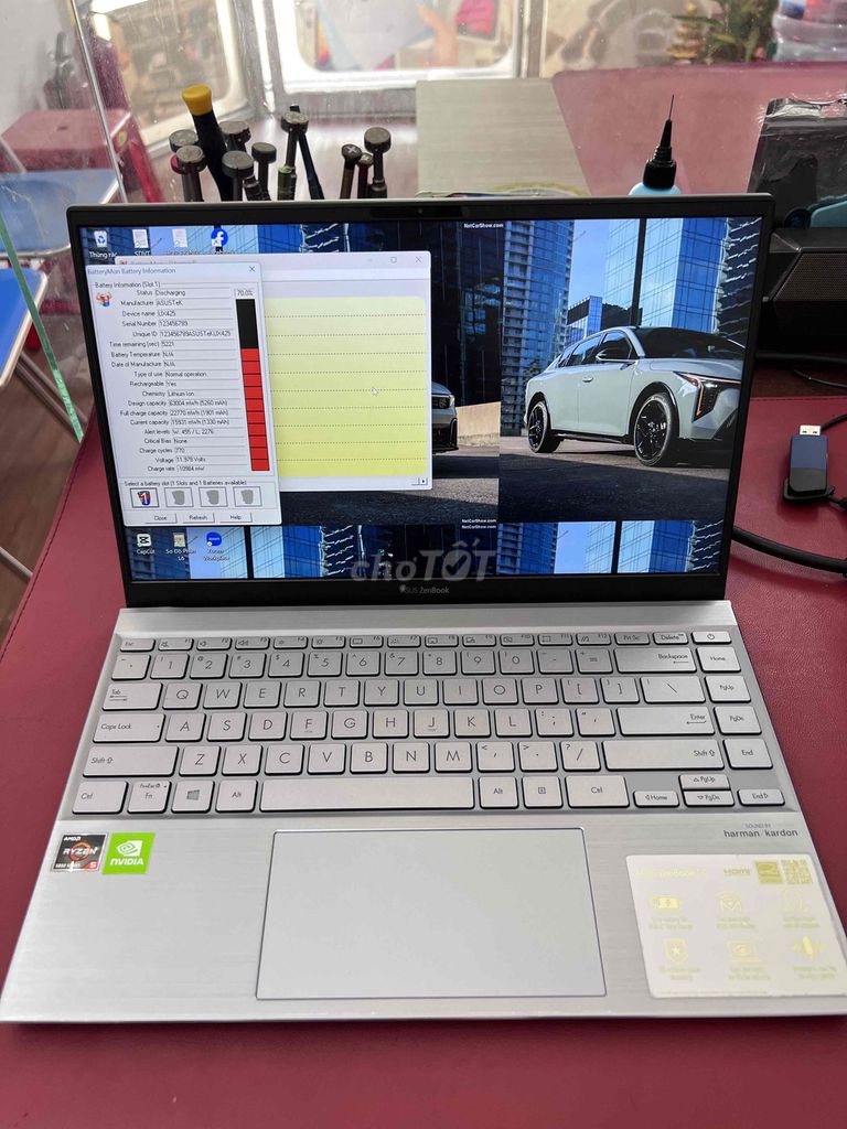 Asus Zenbook AMD 5 5500U 8GB/256GB Bạc Like New. Mua bán Laptop tại Quận Bình Thạnh Tp Hồ Chí Minh được đăng bởi Hoàng Bằng hình 1