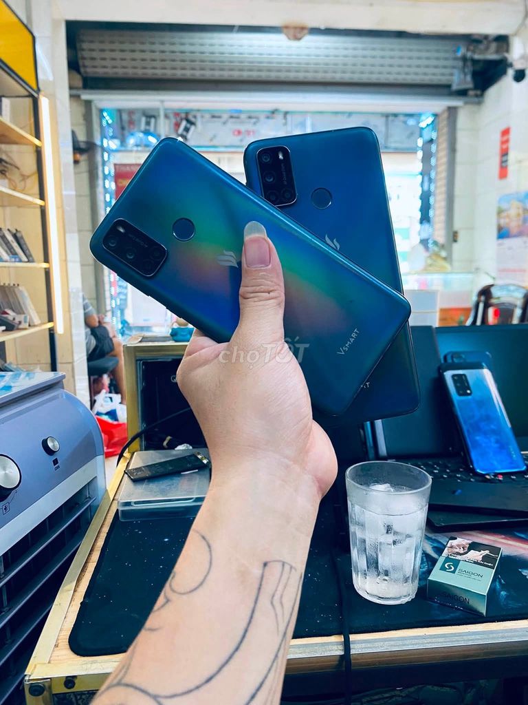 Vsmart Joy 4 64GB Xanh Màn zin, full chức năng. Mua bán Điện thoại tại Quận Ba Đình Hà Nội được đăng bởi Hội Đồ Điện Tử hình 1