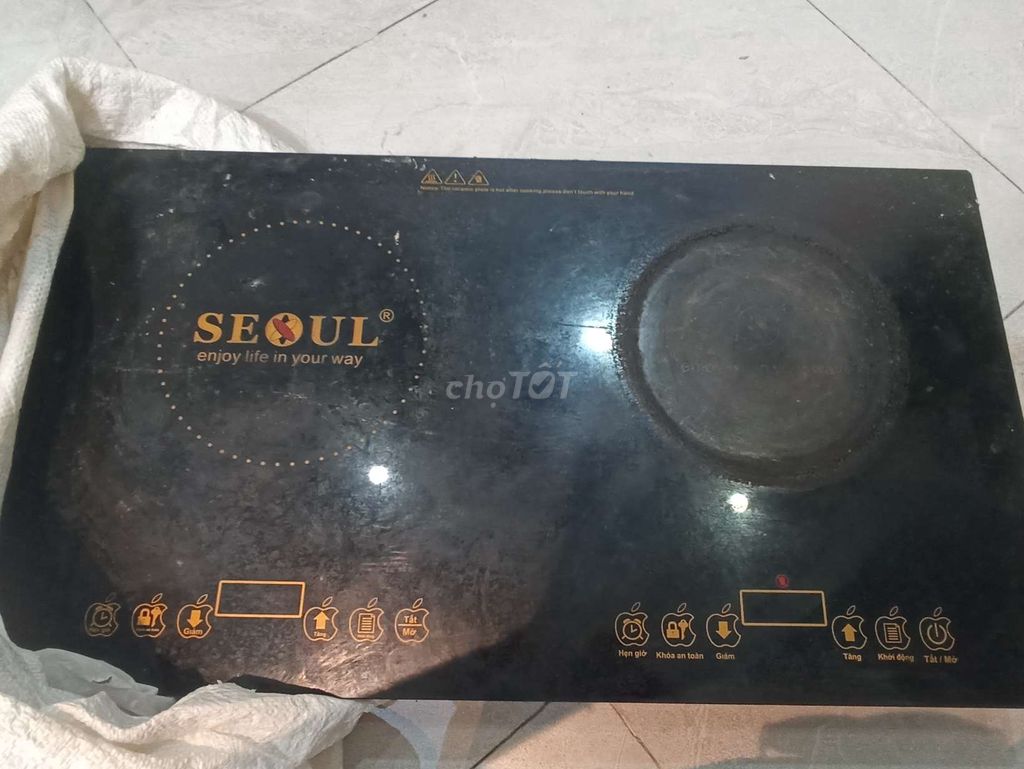Bếp ga đôi Seoul Đen đã sử dụng. Mua bán Bếp, lò, đồ điện nhà bếp tại Quận Đống Đa Hà Nội được đăng bởi Bông nhím hình 1