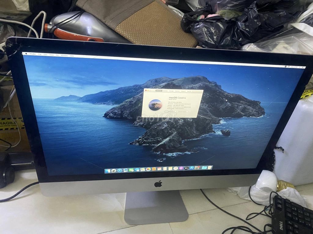 imac 2012 27 inch, bể và nứt kính