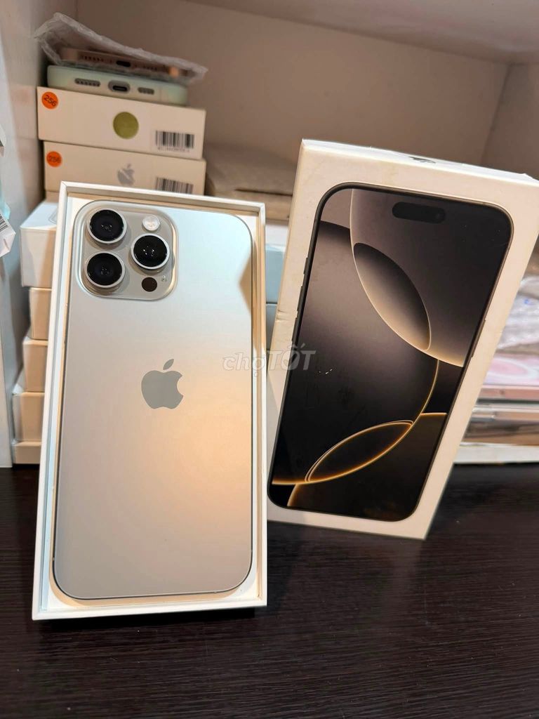 iPhone 16 Pro Max 512GB Trắng. Mua bán Điện thoại tại Quận Ngũ Hành Sơn Đà Nẵng được đăng bởi Trieu Le hình 1