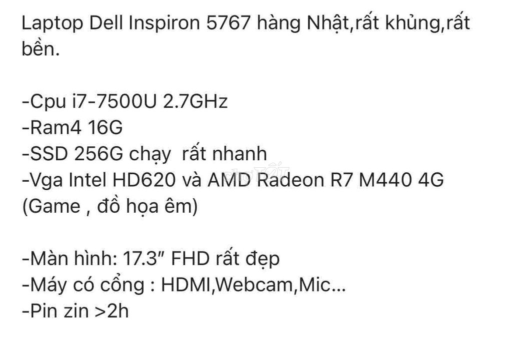 Dell i7 16g