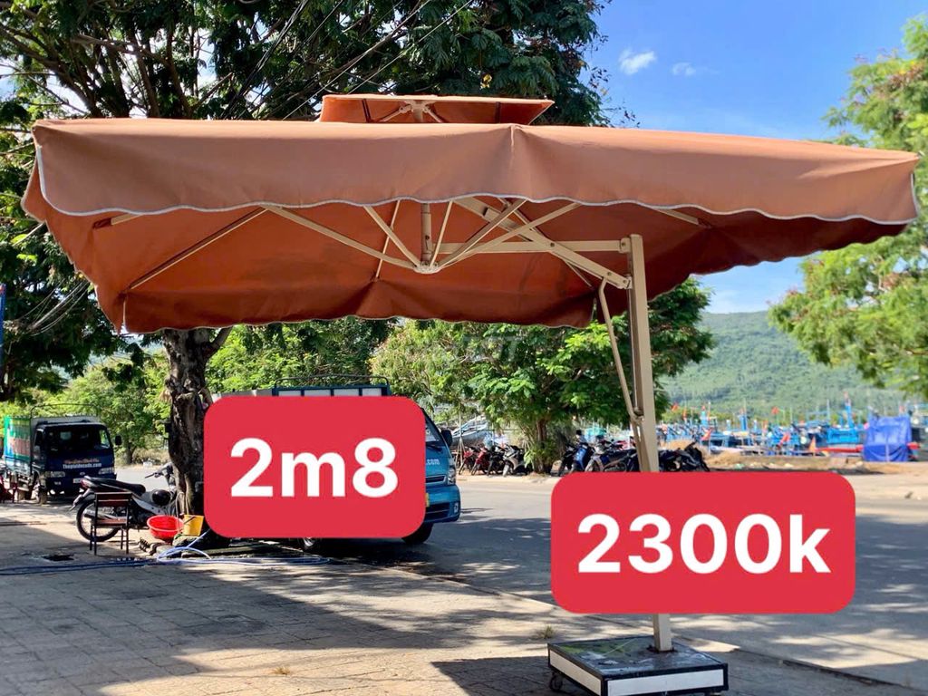 Dù che nắng 2m8 màu Nâu. Mua bán Nội thất, đồ gia dụng khác tại Quận Sơn Trà Đà Nẵng được đăng bởi THẾ GIỚI ĐỒ CŨ 349 Hồ Hán Thương Sơn Trà Đà nẵng hình 1