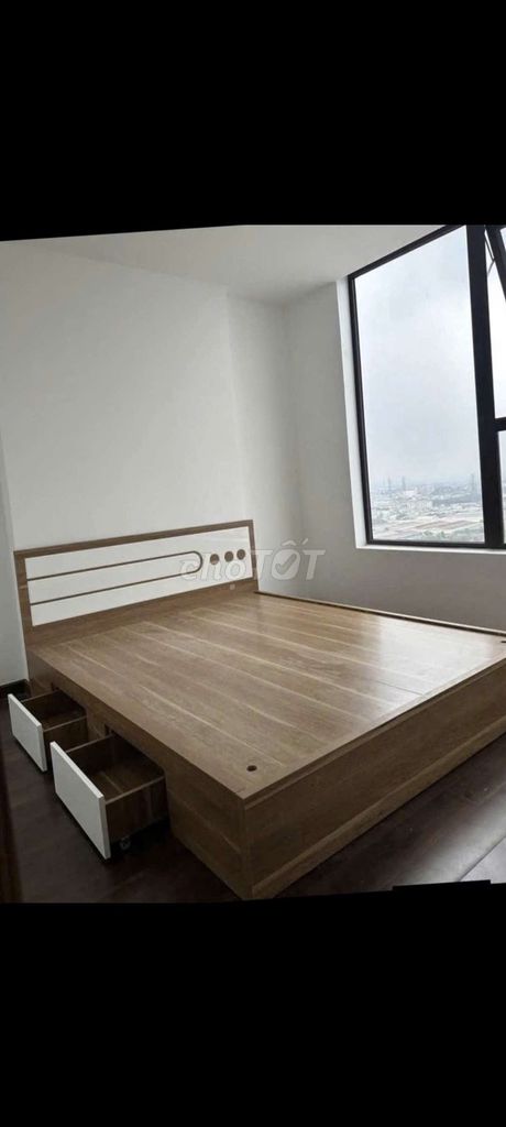 GIƯỜNG MDF GỖ CÔNG NGHIỆP 1M8 2M CÓ HỘP KÉO . Mua bán Giường, chăn ga gối nệm tại Thành phố Dĩ An Bình Dương được đăng bởi Phương hoa hình 1