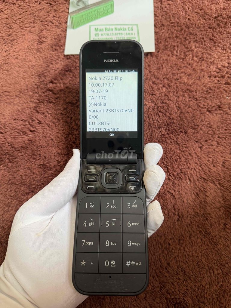 Nokia 2720 Flip Gập 4G 2s Wifi + phát Wifi zin FPT. Mua bán Điện thoại tại Quận 10 Tp Hồ Chí Minh được đăng bởi Mua Bán Nokia Cổ hình 1