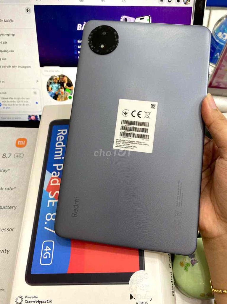Xiaomi Redmi Pad SE 8.7 inch 4GB/128GB. Mua bán Máy tính bảng tại Quận 3 Tp Hồ Chí Minh được đăng bởi Tuấn Nguyễn hình 1