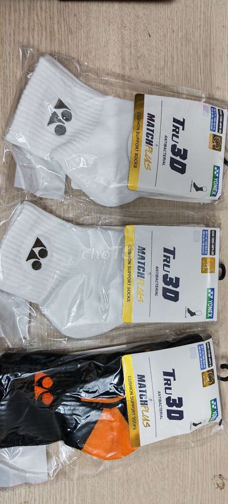 Tất cầu lông Yonex Tru 3D. Mua bán Đồ thể thao, Dã ngoại tại Quận Thanh Xuân Hà Nội được đăng bởi Hiếu Nguyễn hình 1