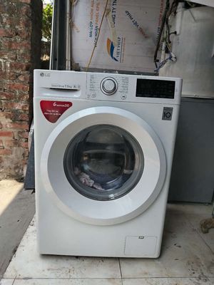 máy giặt LG lướt, 7,5kg trắng đẹp zin nguyên bản