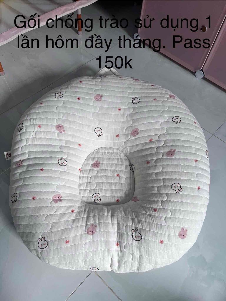 Gối chống trào Trẻ em Vải Trắng. Mua bán Mẹ và bé tại Huyện Nhà Bè Tp Hồ Chí Minh được đăng bởi Diễm Thu hình 1