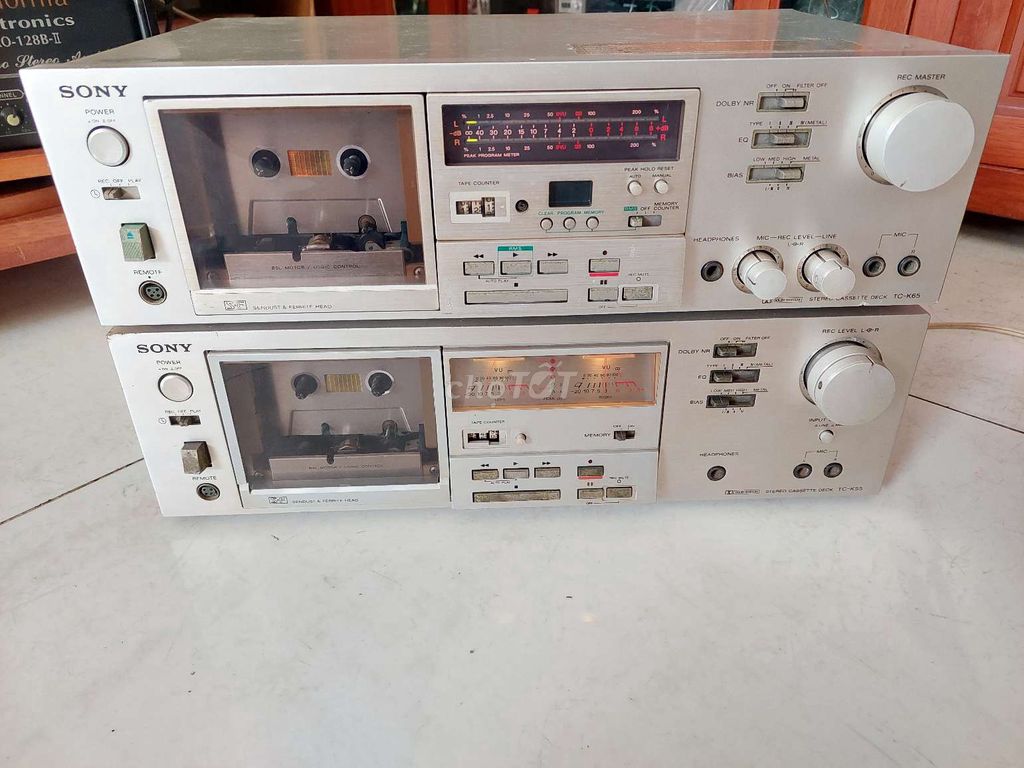 Đầu Cassette Sony TC-K55, TC-K65 Bạc. Mua bán Tivi, Âm thanh tại Huyện Bình Chánh Tp Hồ Chí Minh được đăng bởi Le va loa amply bãi hình 1