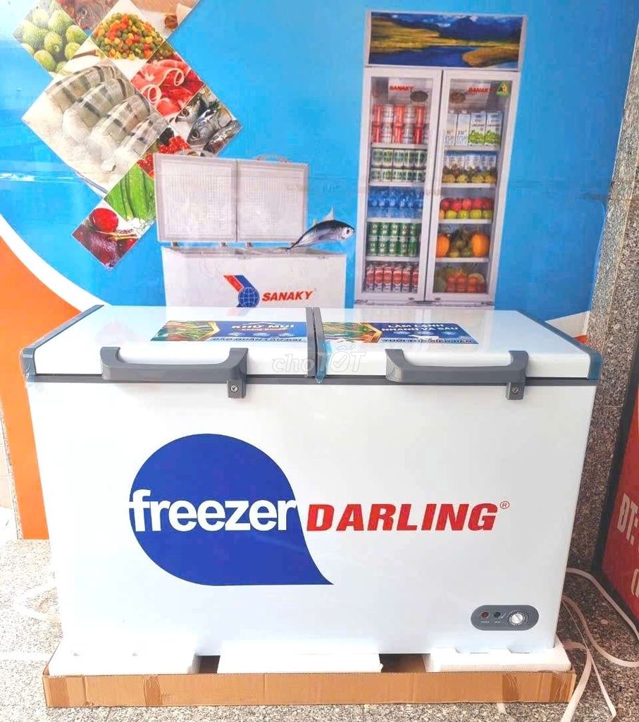 Xả kho tủ đông mát Darling 350L new 100%💥. Mua bán Tủ lạnh tại Quận 4 Tp Hồ Chí Minh được đăng bởi Quí Vũ Official hình 1