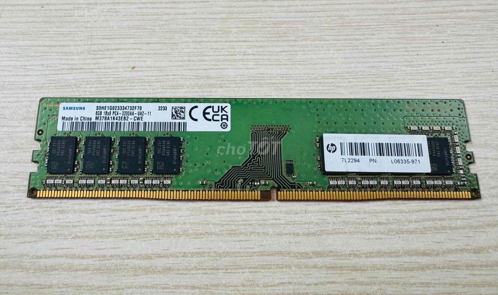 Ram Samsung 8GB 3200Mhz DDR4. Mua bán Linh kiện (RAM, Card...) tại Quận 12 Tp Hồ Chí Minh được đăng bởi Anh Tuan hình 1
