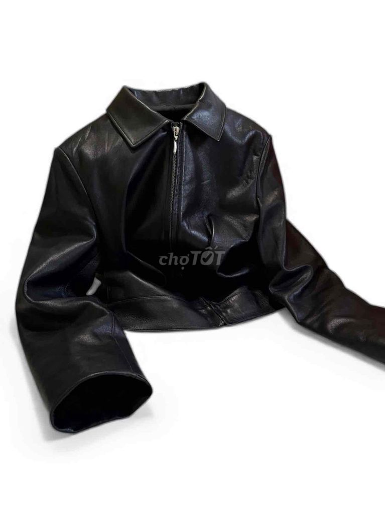 Áo khoác nữ da thật size S. Mua bán Quần áo tại Thị xã Phú Mỹ Bà Rịa - Vũng Tàu được đăng bởi Đạt hình 1