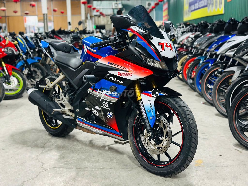 XE MÁYTHANH TÙNG_R15 V3 XANH DÁN FULL ĐỀ CAN. Mua bán Xe máy tại Quận Nam Từ Liêm Hà Nội được đăng bởi THANH TÙNG hình 5