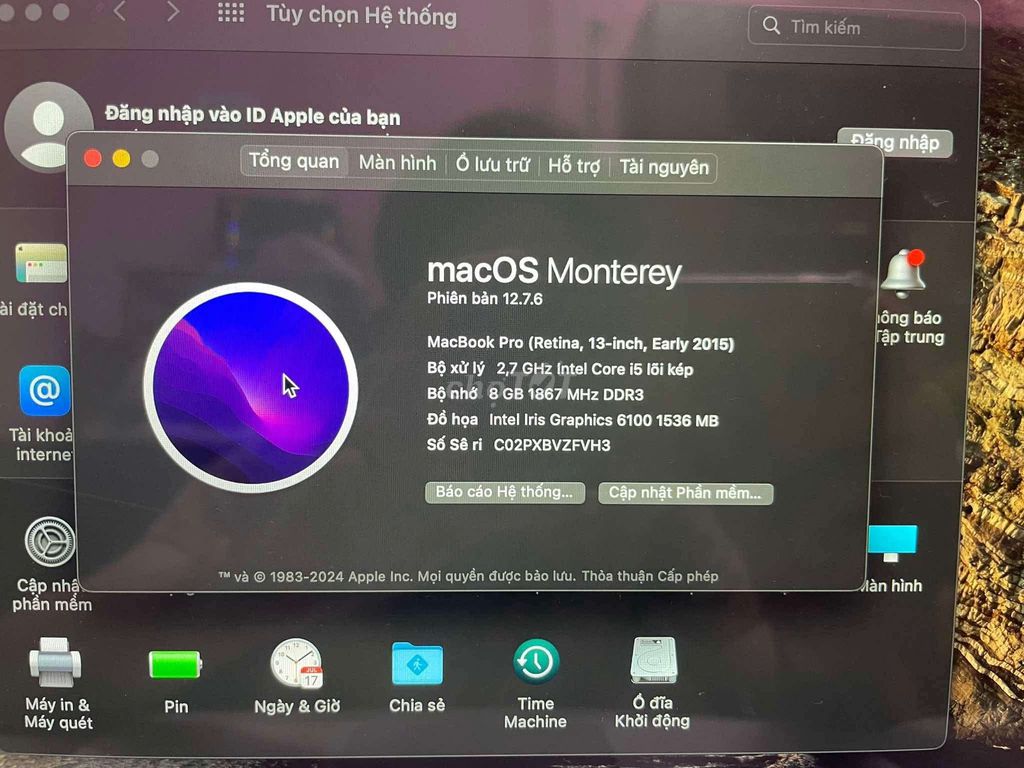 Apple MacBook Pro i5 8GB. Mua bán Laptop tại Thành phố Vũng Tàu Bà Rịa - Vũng Tàu được đăng bởi quang hâm  hình 1