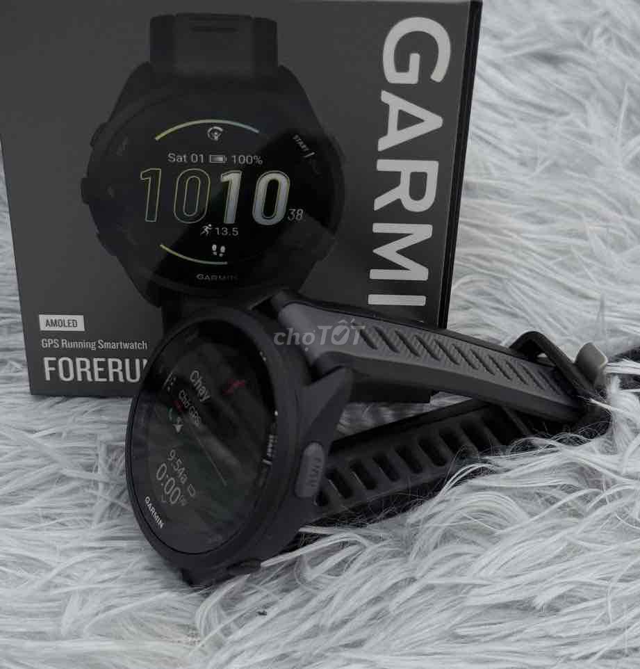 Garmin Forerunner 165 Đen. Mua bán Thiết bị đeo thông minh tại Quận 5 Tp Hồ Chí Minh được đăng bởi Anh Thư hình 1
