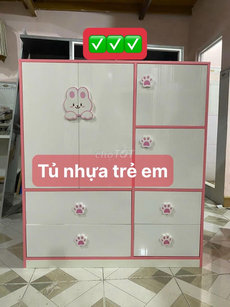 Tủ trẻ em tủ nhựa tủ em bé