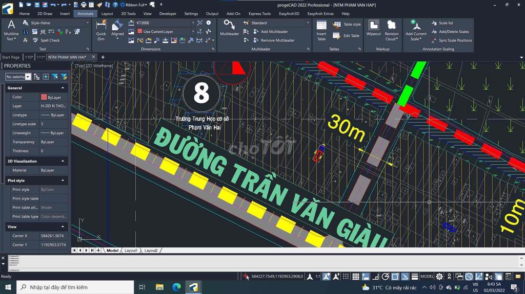 Cần bán đất thổ cư mặt tiền lô B Trần Văn Giàu.