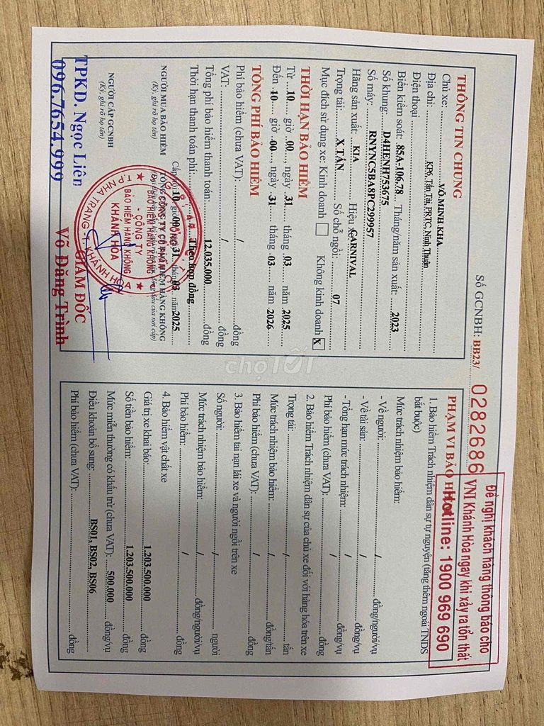 Kia Carnival 2023 Signature 2.2D chính chủ bán. Mua bán Ô tô tại Thành phố Nha Trang Khánh Hòa được đăng bởi Nguyên Thanh Auto Nha Trang hình 14