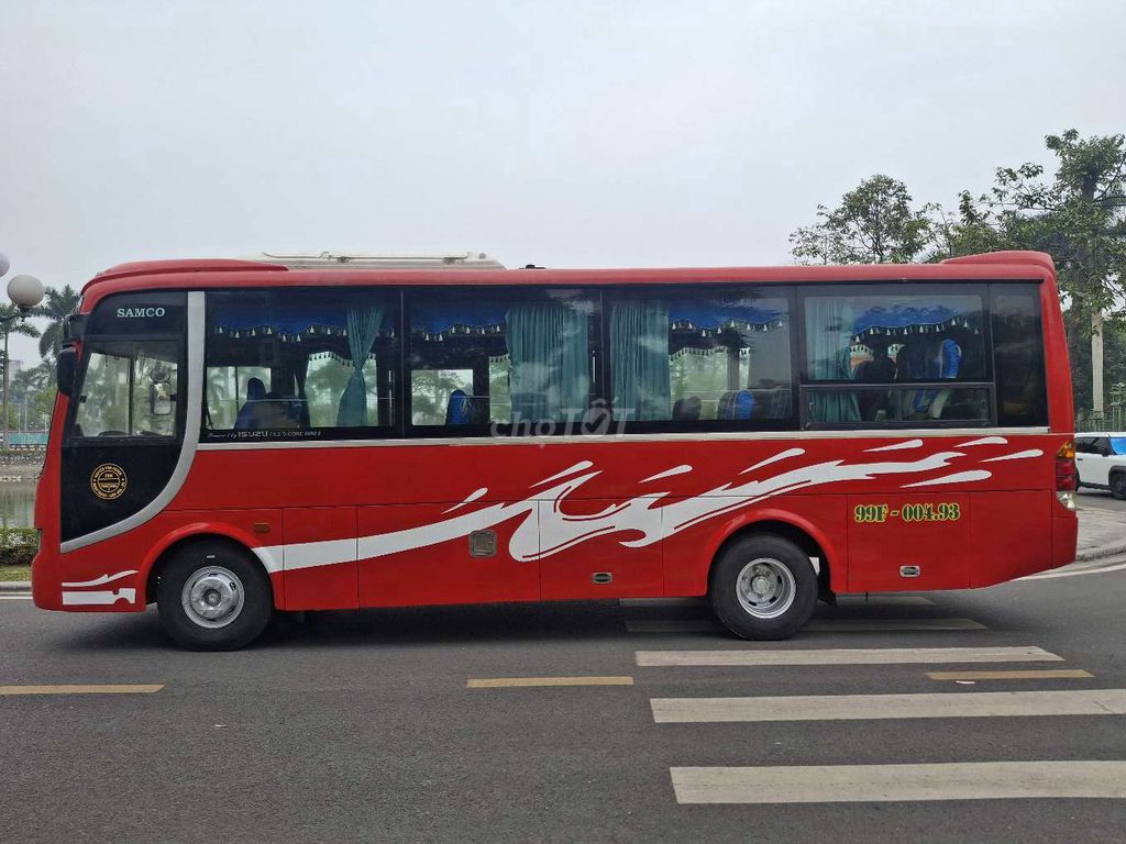 Xe khách Samco Isuzu 2011 29 chỗ Đỏ. Mua bán Phương tiện khác tại Thành phố Thái Bình Thái Bình được đăng bởi xuân Đức  hình 4