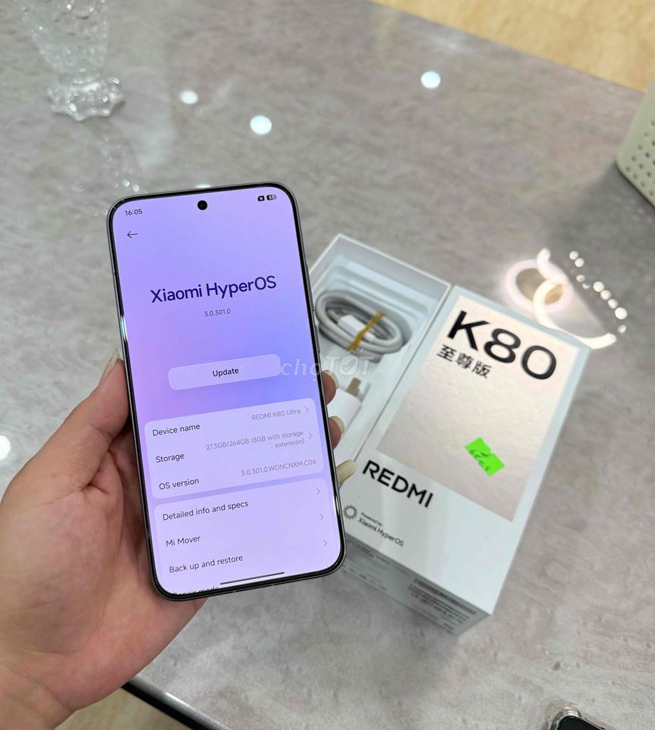 Xiaomi Redmi K80 Ultra 256GB Xám Titan. Mua bán Điện thoại tại Quận 11 Tp Hồ Chí Minh được đăng bởi Khoa Nguyễn  hình 1