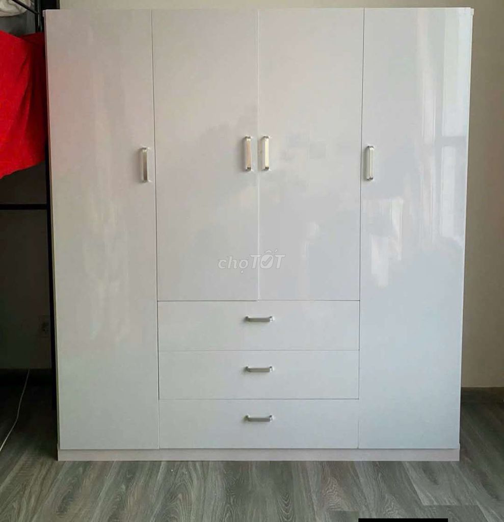 TỦ NHỰA ĐÀI LOAN 4 CÁNH MÀU TRẮNG . Mua bán Tủ, kệ gia đình tại Quận Gò Vấp Tp Hồ Chí Minh được đăng bởi Tủ nhựa đài loan hoàng quân hình 1