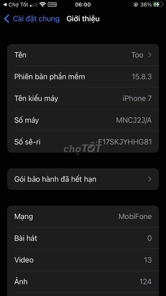 Apple iPhone 7. Mua bán Điện thoại tại Thành phố Huế Thừa Thiên Huế được đăng bởi Hồ Tài hình 1