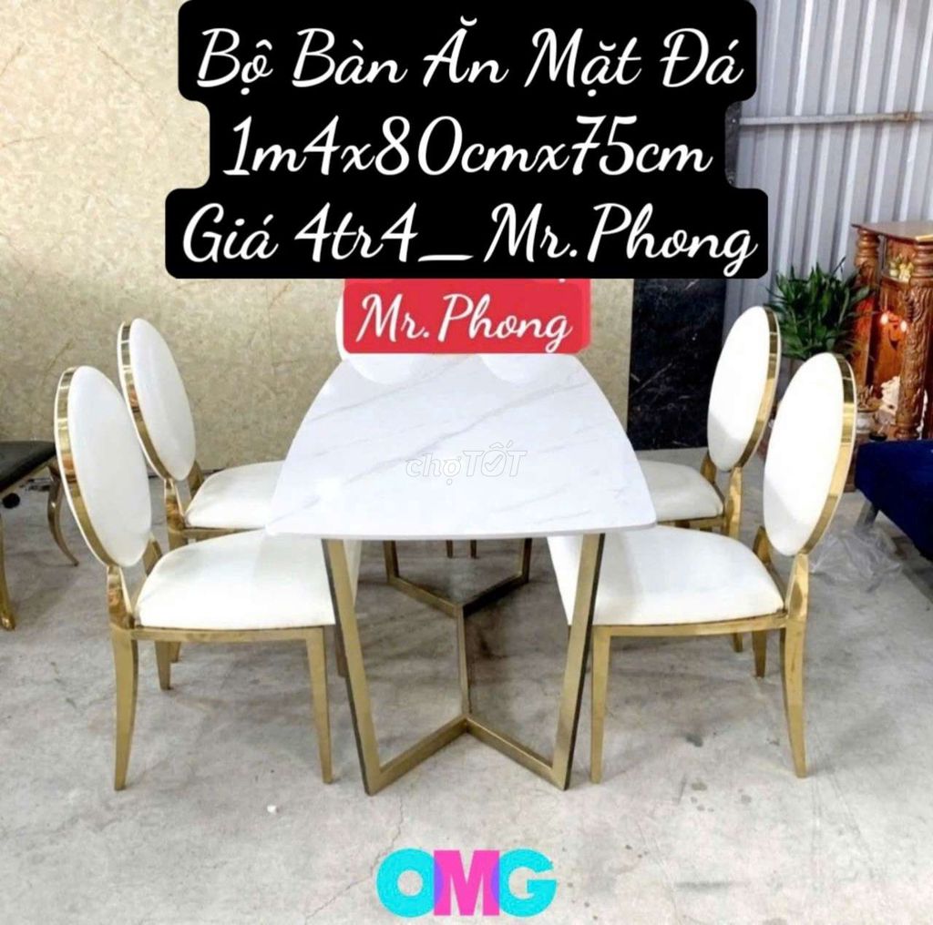 Tôi cần bán 10 bộ bàn ăn 1m4 giá 4tr tphcm