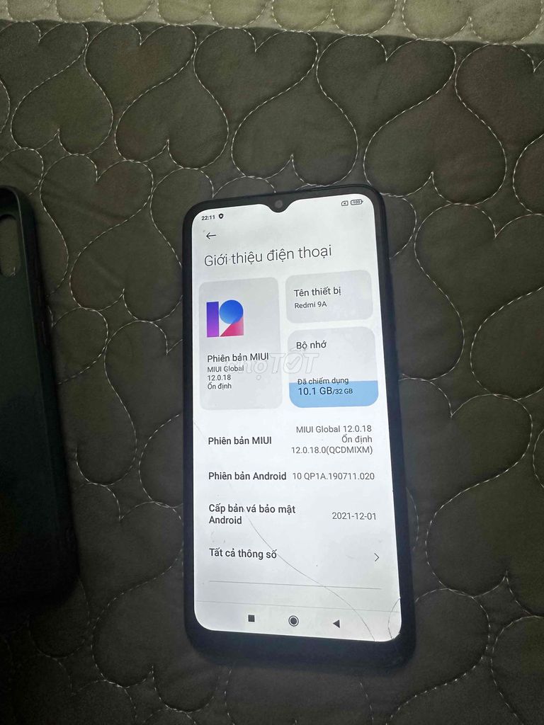 Xiaomi Redmi 9A 32GB Đen. Mua bán Điện thoại tại Quận Hoàng Mai Hà Nội được đăng bởi nhhhhn hình 1