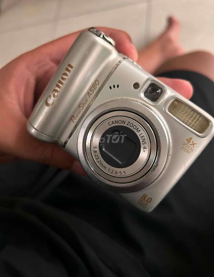Máy ảnh Canon PowerShot A580. Mua bán Máy ảnh, Máy quay tại Quận Cái Răng Cần Thơ được đăng bởi Giàu Phong hình 1