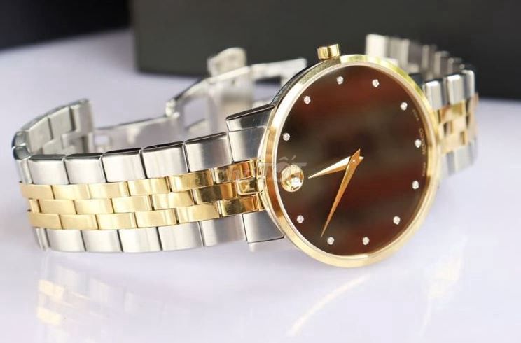 ĐH Nam Movado Museum Two Tone Diamond; Size 40mm