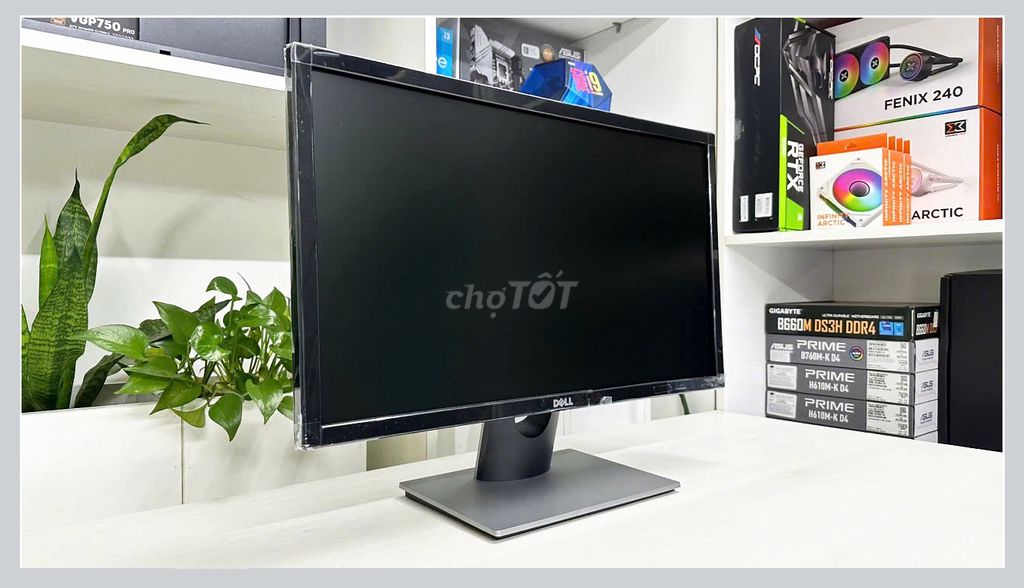 Còn 02 màn hình 24inch new box dell se2417h bh12th