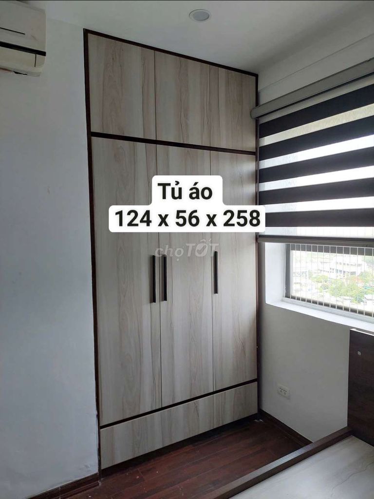 Tủ quần áo Gỗ MDF Vân gỗ 124x56x258cm Mới 98%. Mua bán Tủ, kệ gia đình tại Quận Hà Đông Hà Nội được đăng bởi Vũ văn khương hình 1
