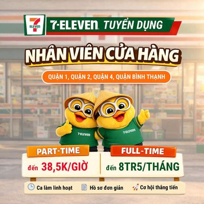 [TRUNG TÂM] TUYỂN DỤNG 40 NHÂN VIÊN CỬA HÀNG