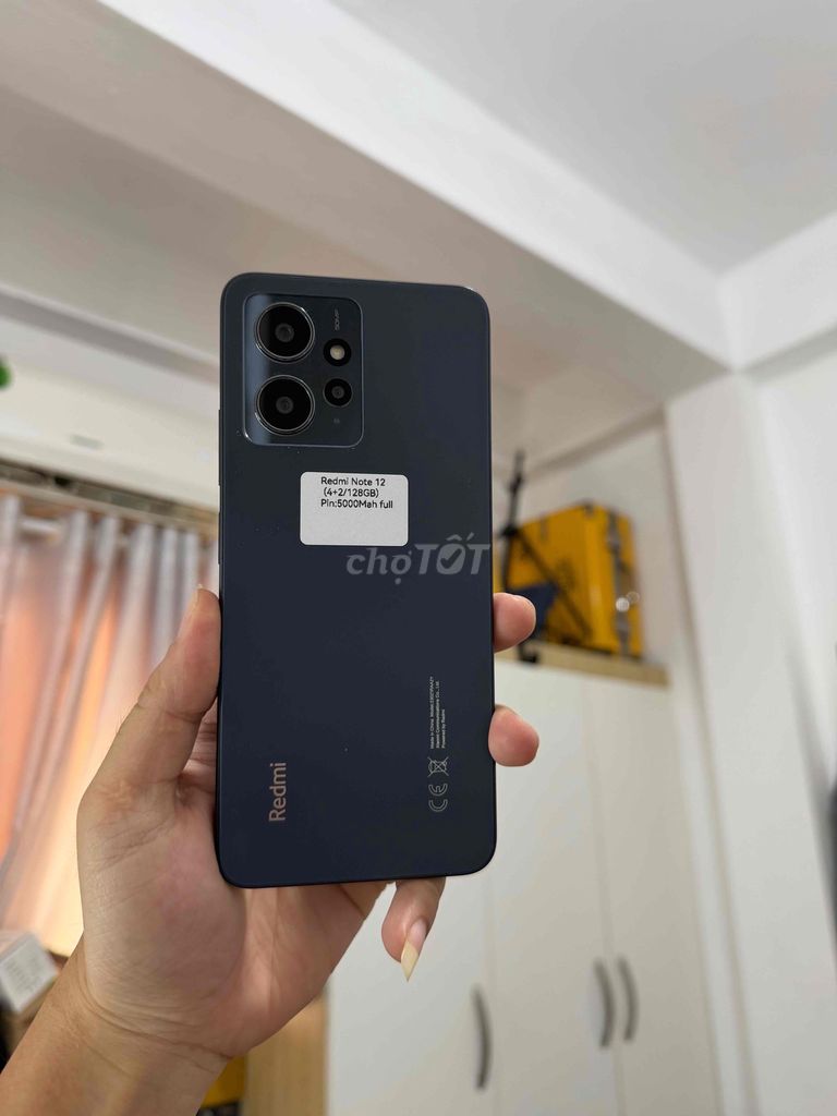 Xiaomi Redmi Note 12 128GB Đen. Mua bán Điện thoại tại Quận Cầu Giấy Hà Nội được đăng bởi Sim số Luxury hình 1