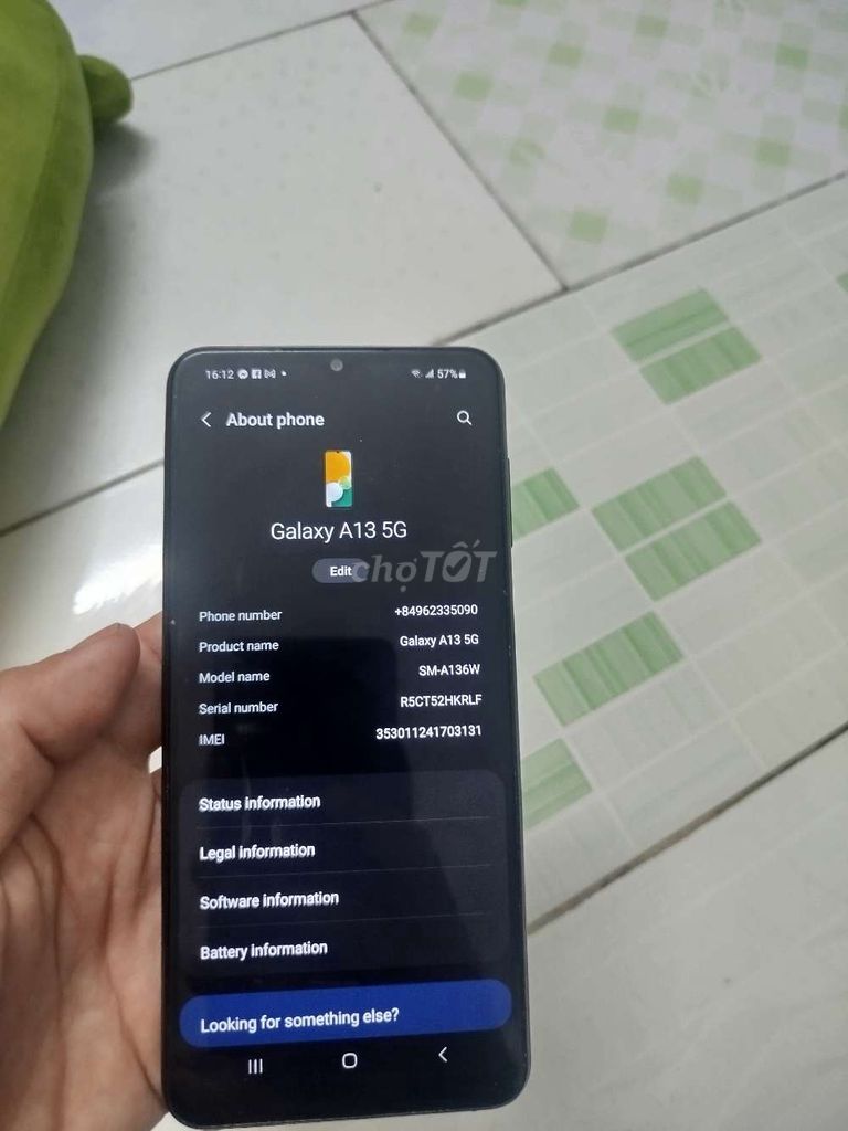 Samsung Galaxy A13 5G Đen. Mua bán Điện thoại tại Quận 8 Tp Hồ Chí Minh được đăng bởi Bảo hình 1