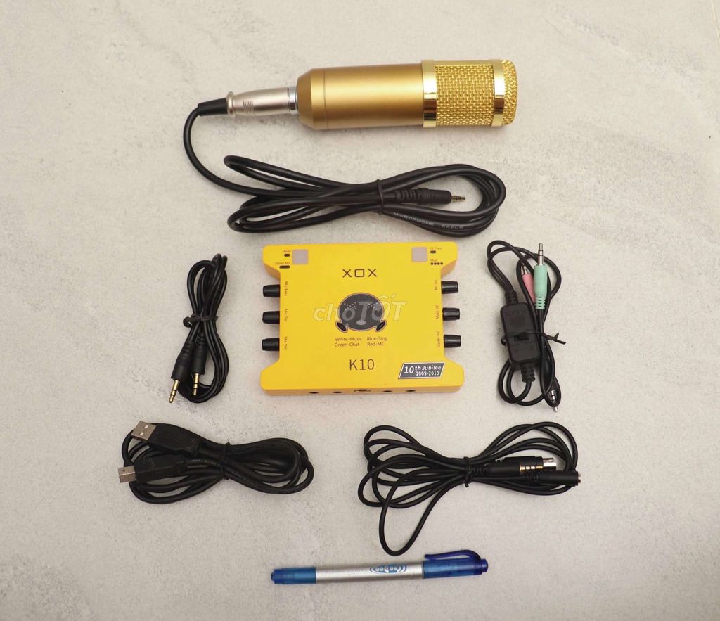 Soundcard XOX K10 Jubilee 2020 Vàng. Mua bán Tivi, Âm thanh tại Quận 6 Tp Hồ Chí Minh được đăng bởi Hnqa hình 1