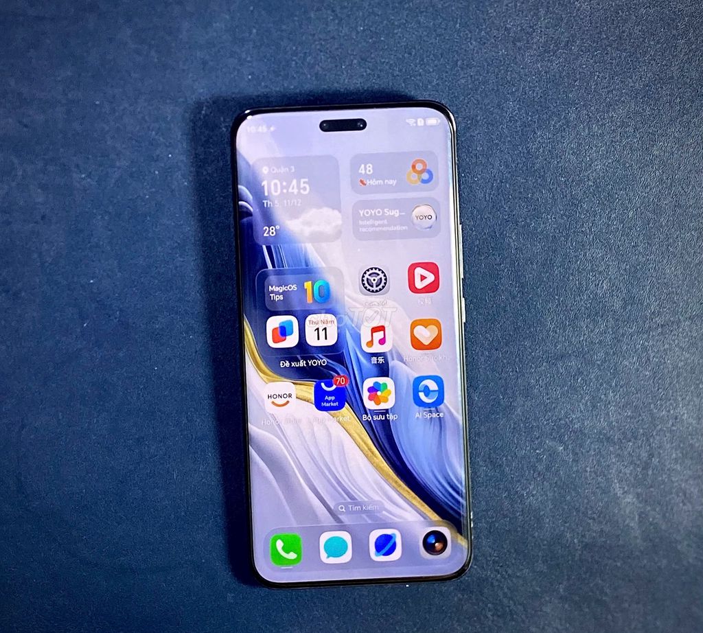 Honor Magic 6 Pro ND 12/256 đen như tin đăng gl. Mua bán Điện thoại tại Quận 3 Tp Hồ Chí Minh được đăng bởi T83 hình 1